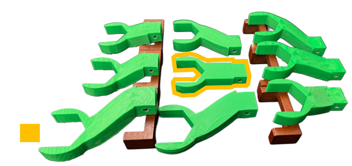 Source wrench and wrench test-shape variations used for screw fastening